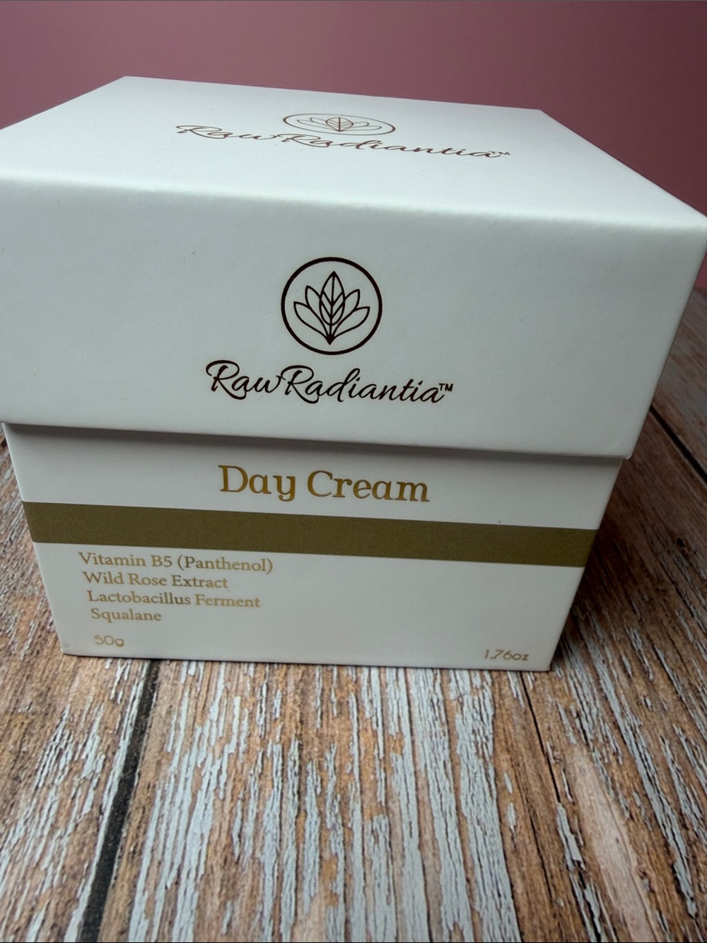 RawRadiantia Day Cream — White and Gold Nourishing Moisturizer